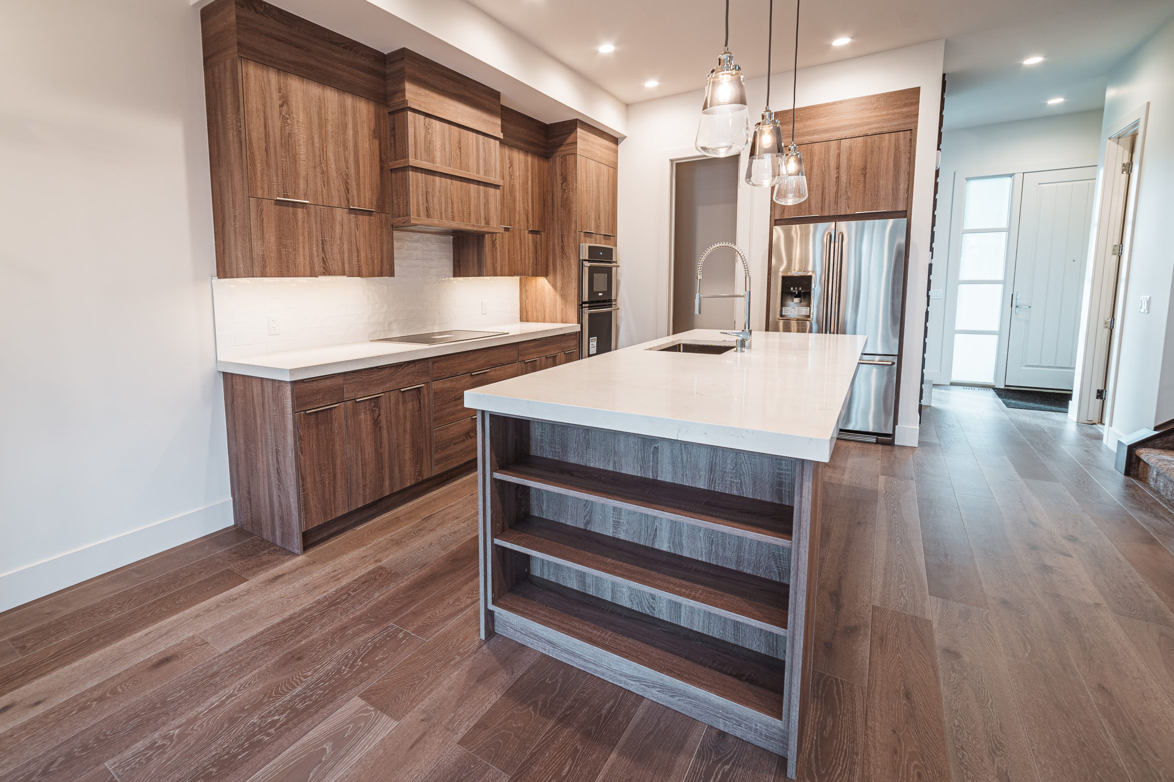 Wood Finish Kitchen Woodcraft Kitchen